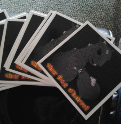 9ine Foot Squirrel Sticker